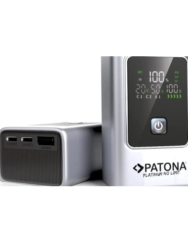 PLATINUM POWERBANK LUXURY ONE PD35W 10.000MAH 2XUSB-C PD3.0 1XUSB-A